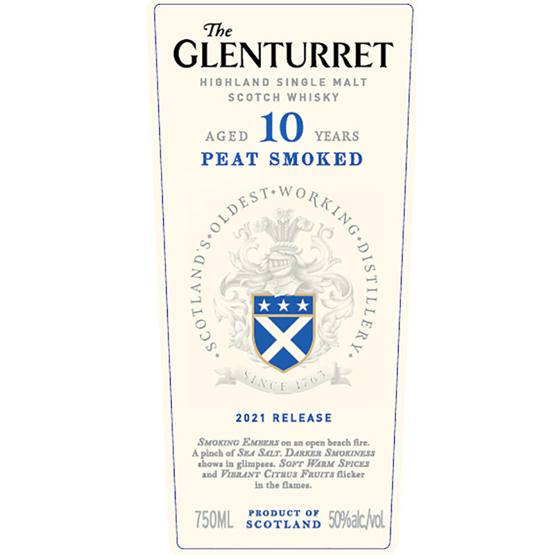 The Glenturret 10 Year Old Peat Smoked 2021 Release