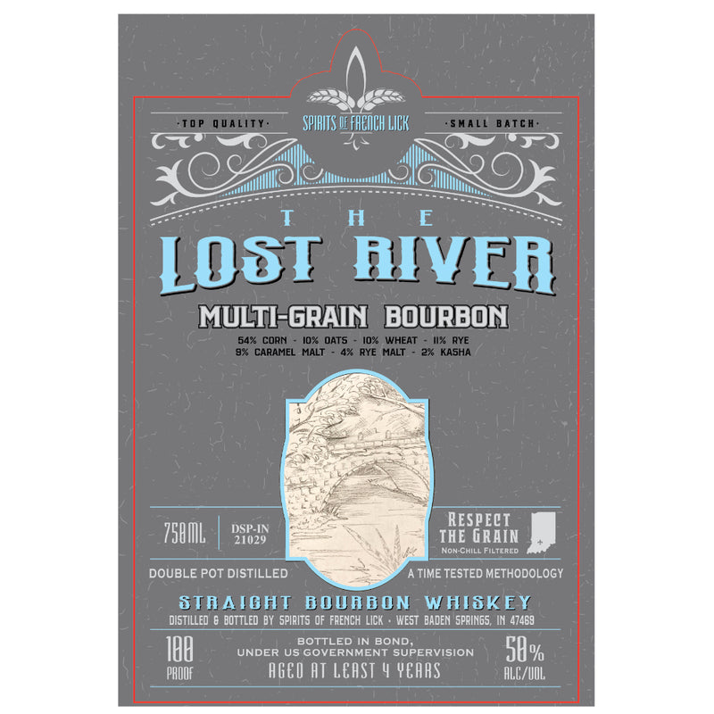 The Lost River Multi-Grain Bottled in Bond Straight Bourbon