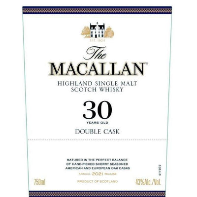 The Macallan 30 Year Old Double Cask