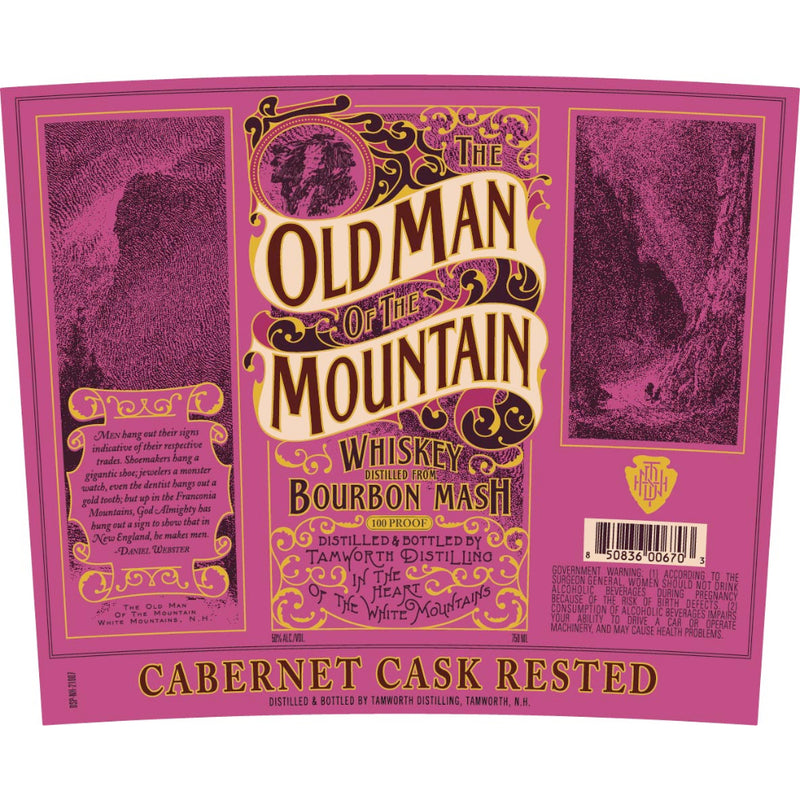 The Old Man of the Mountain Cabernet Cask Rested Whiskey