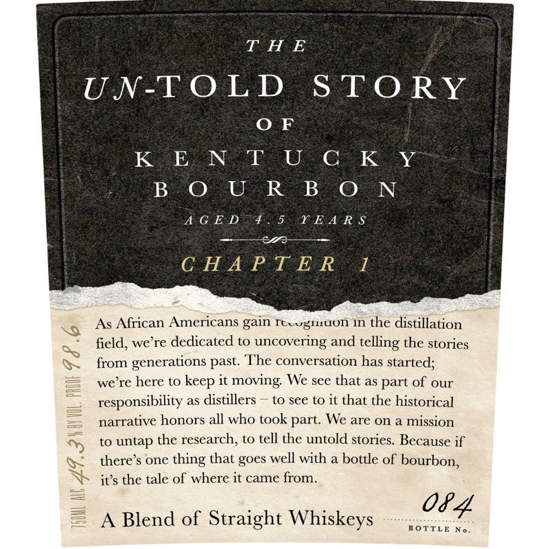 The Un-Told Story of Kentucky Bourbon Chapter 1