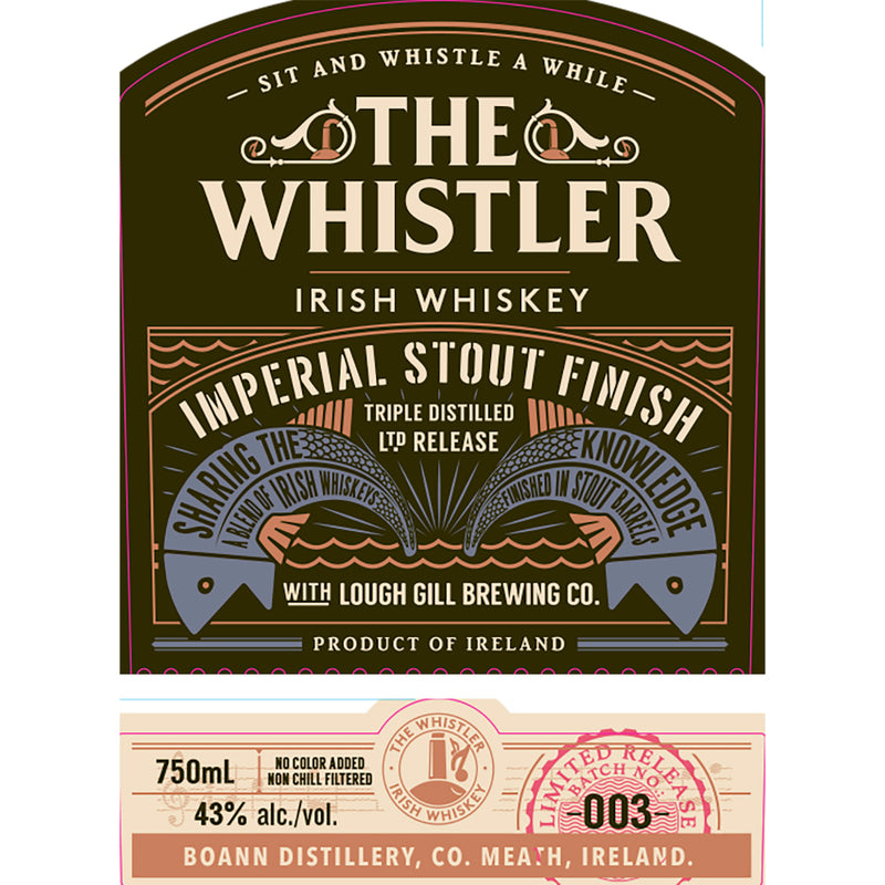 The Whistler Imperial Stout Cask Finish With Lough Gill Brewing