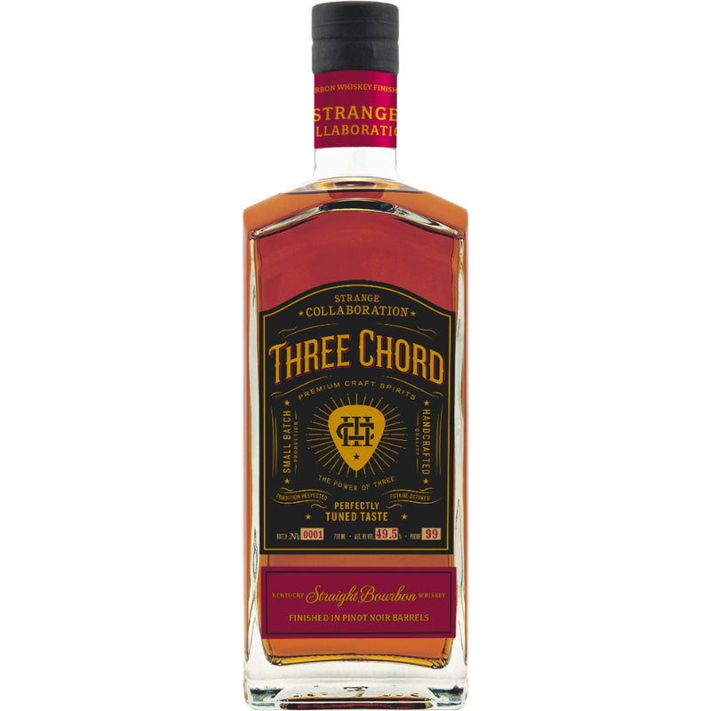 Three Chord Strange Collaboration Bourbon Whiskey