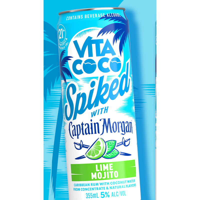 Vita Coco Spiked With Captain Morgan Lime Mojito