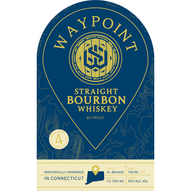 Waypoint 4 Year Old Straight Bourbon Whiskey
