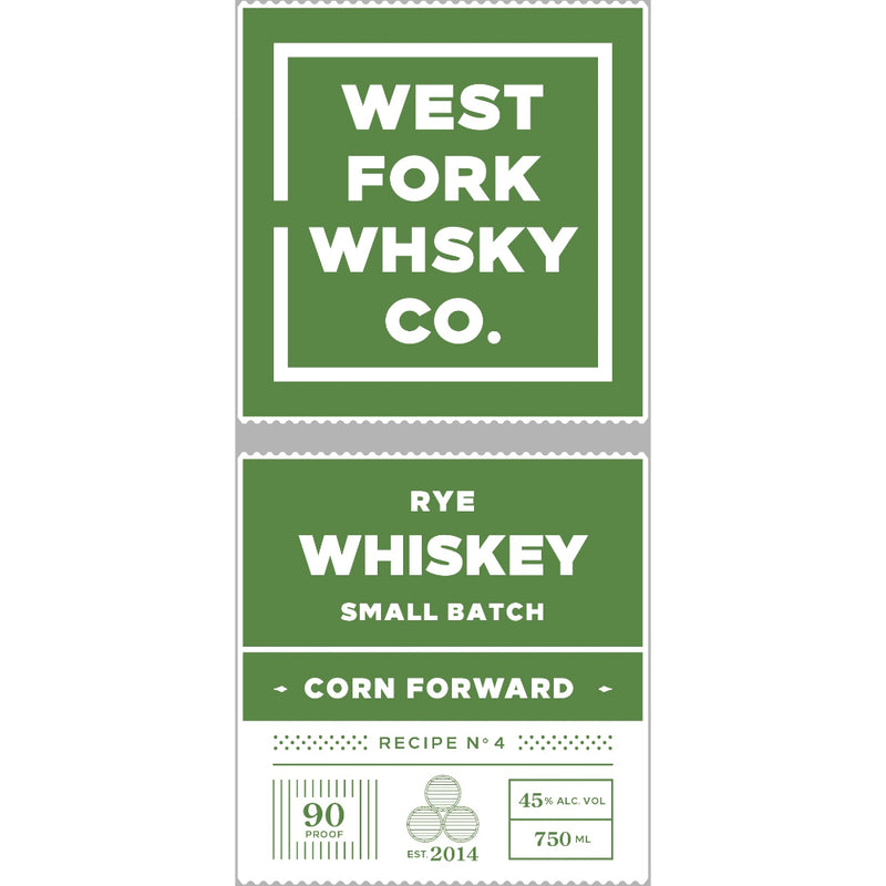 West Fork Corn Forward Rye Whiskey