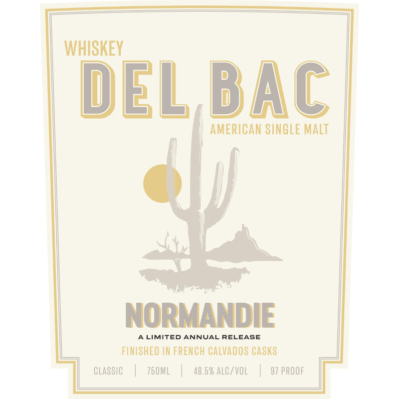 Whiskey Del Bac Normandie American Single Malt