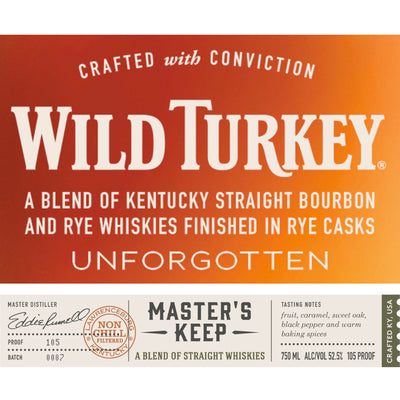 Wild Turkey Master's Keep Unforgotten