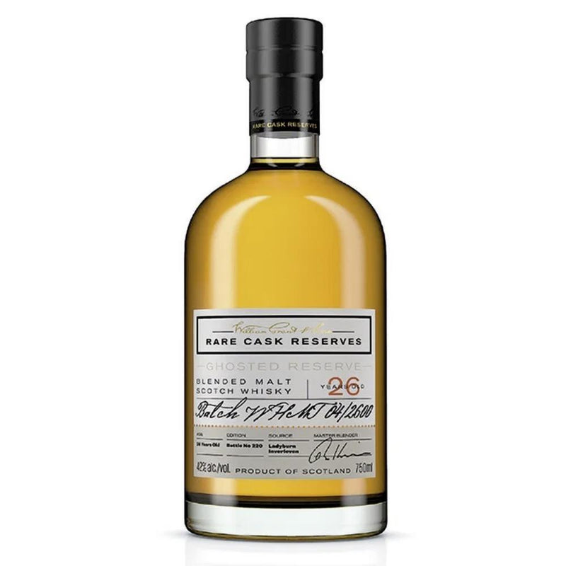 William Grant & Sons’ Rare Cask Reserves Ghosted Reserve 26 Year Scotch William Grant & Sons&
