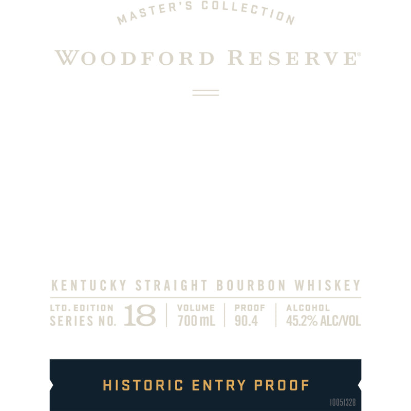 Woodford Reserve Master’s Collection Historic Entry Proof Straight Bourbon