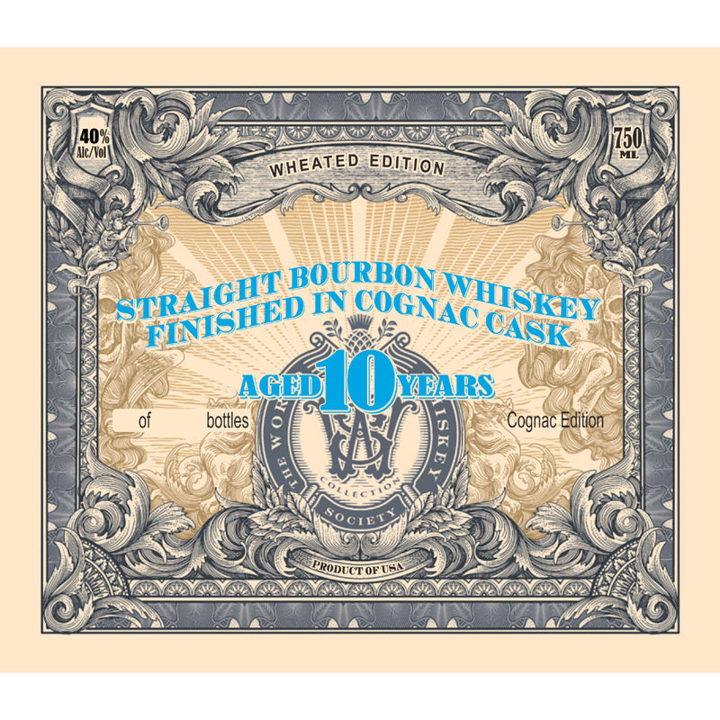 World Whiskey Society 10 Year Cognac Edition Wheated Bourbon