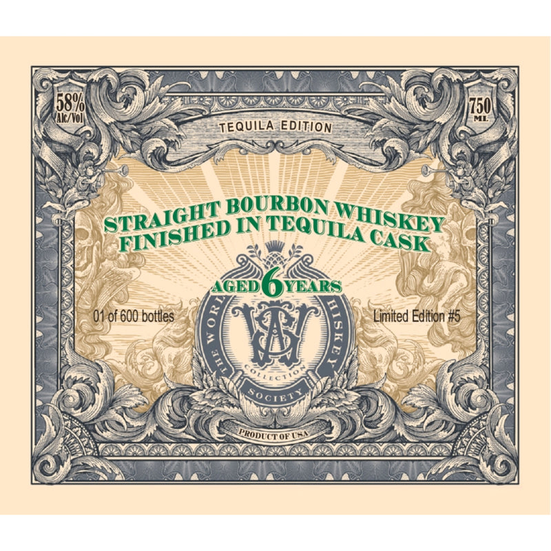 World Whiskey Society Classic Collection Bourbon Finished In Tequila Casks
