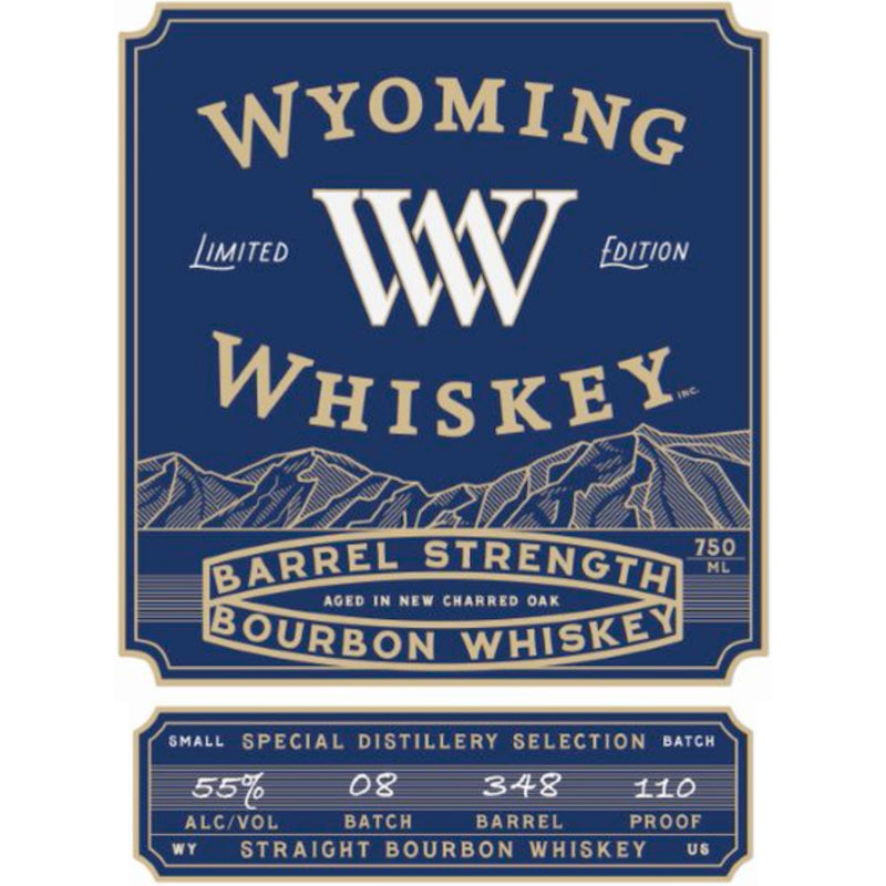 Wyoming Whiskey Barrel Strength Straight Bourbon