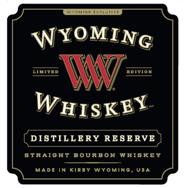 Wyoming Whiskey Distillery Reserve Straight Bourbon