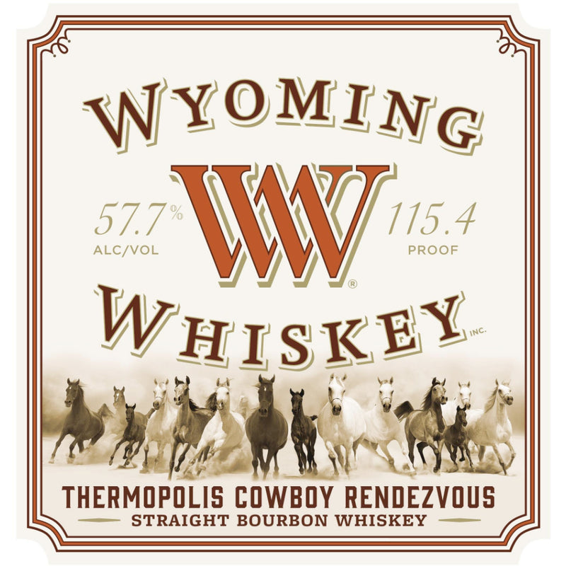 Wyoming Whiskey Thermopolis Cowboy Rendezvous