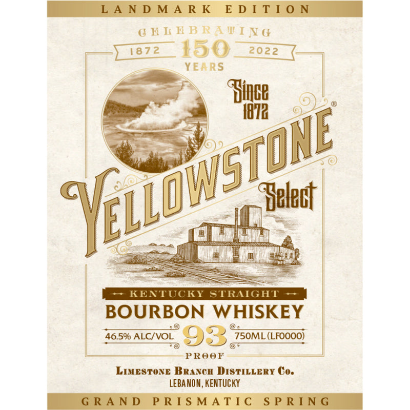 Yellowstone Select Landmark Edition Bourbon Grand Prismatic Spring