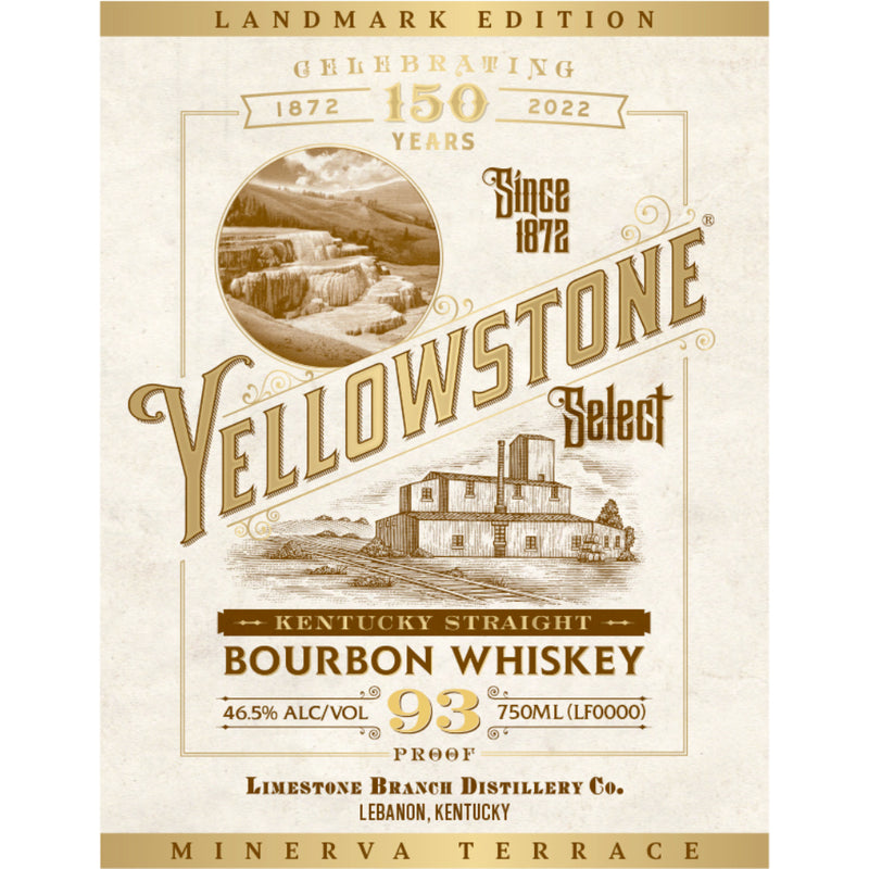 Yellowstone Select Landmark Edition Bourbon Minerva Terrace