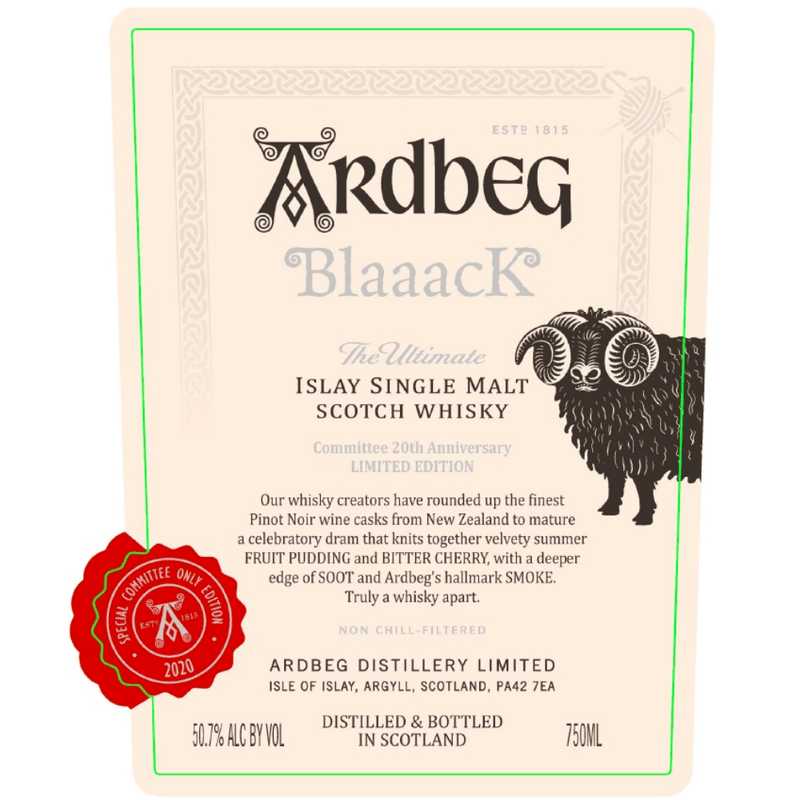 Buy Ardbeg Blaaack online from the best online liquor store in the USA.