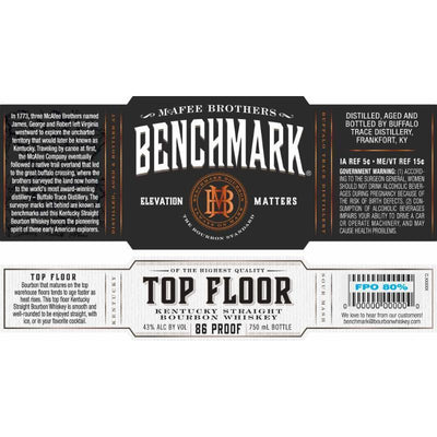 Buy Benchmark Top Floor online from the best online liquor store in the USA.