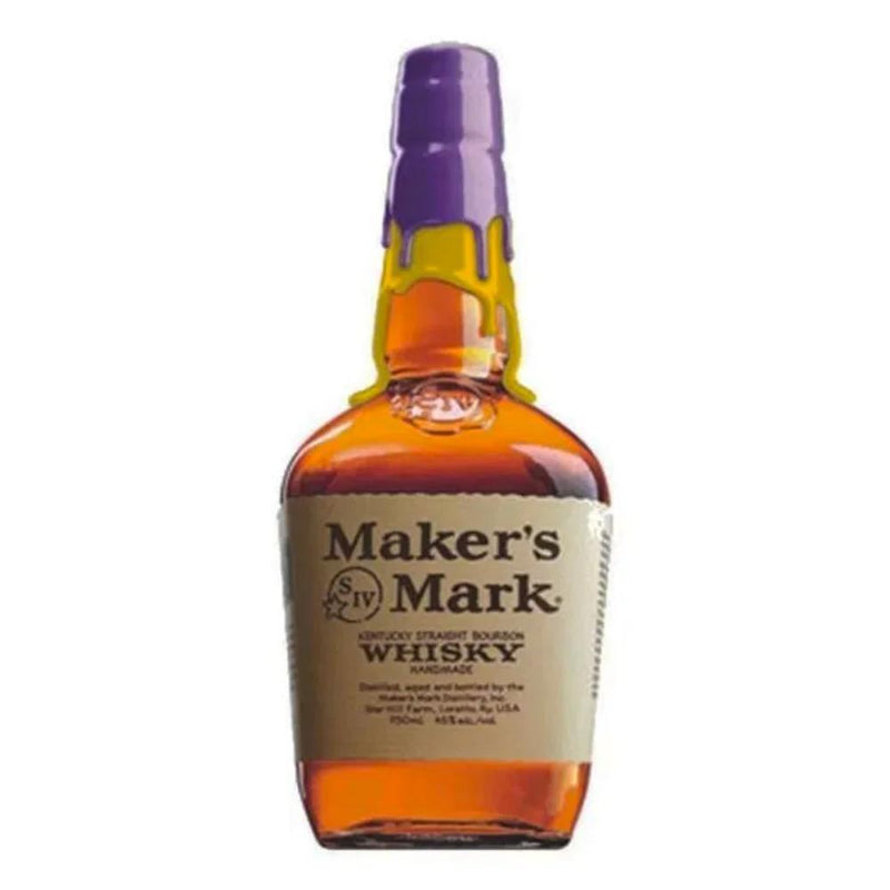 Maker’s Mark Los Angeles Lakers Purple And Gold Wax Bourbon Maker&