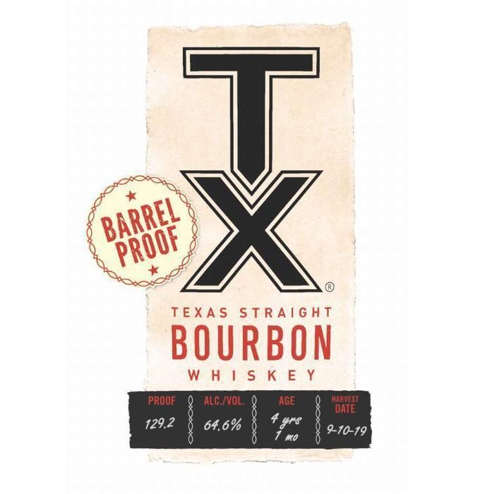 Buy TX Barrel Proof Bourbon online from the best online liquor store in the USA.