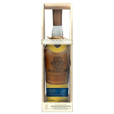 Buy Tres Barricas 100% Agave Anejo Tequila online from the best online liquor store in the USA.