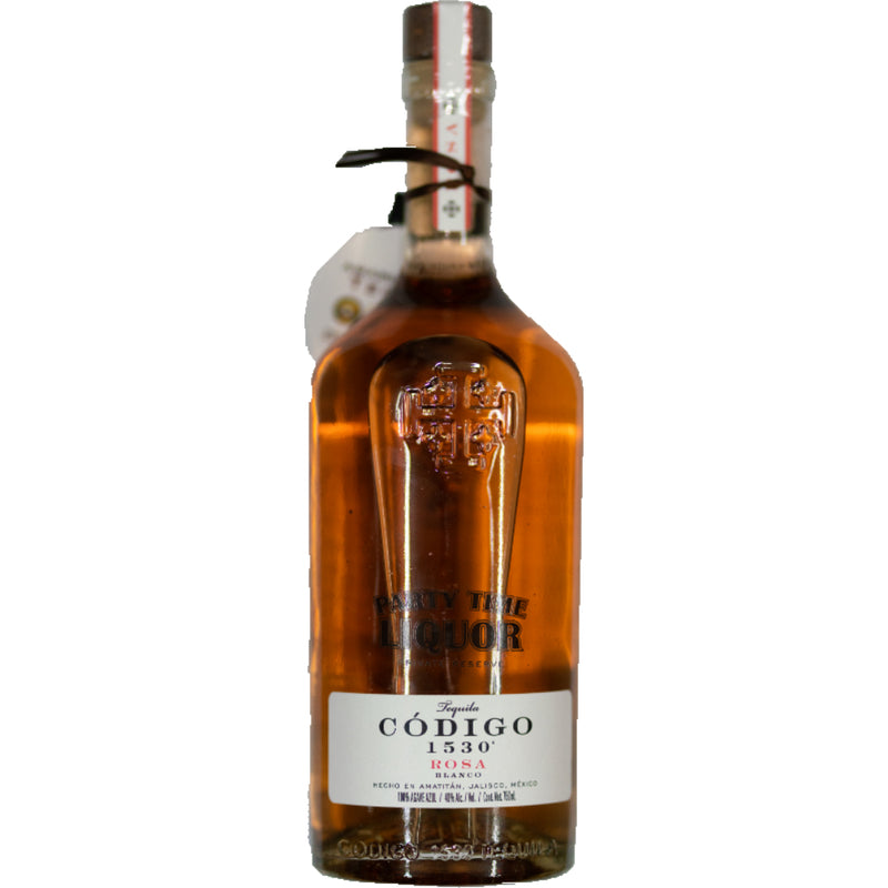 Código 1530 Rosa Blanco Tequila Private Reserve Selected By Party Time Liquor