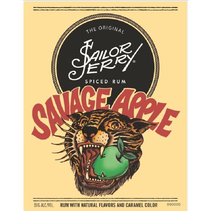 Sailor Jerry Savage Apple Spiced Rum Rum Sailor Jerry Spiced Rum 
