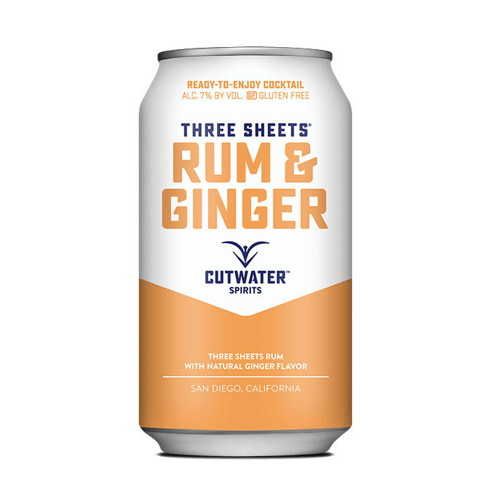 Buy Three Sheets Rum & Ginger (4 Pack - 12 Ounce Cans) online from the best online liquor store in the USA.