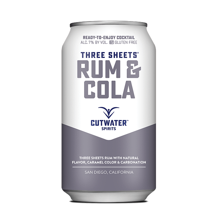 Buy Three Sheets Rum & Cola (4 Pack - 12 Ounce Cans) online from the best online liquor store in the USA.